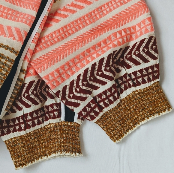 alice + olivia Courtney Pants Jogger Embroidered Cotton High Waist Multi M NWT - Picture 14 of 16